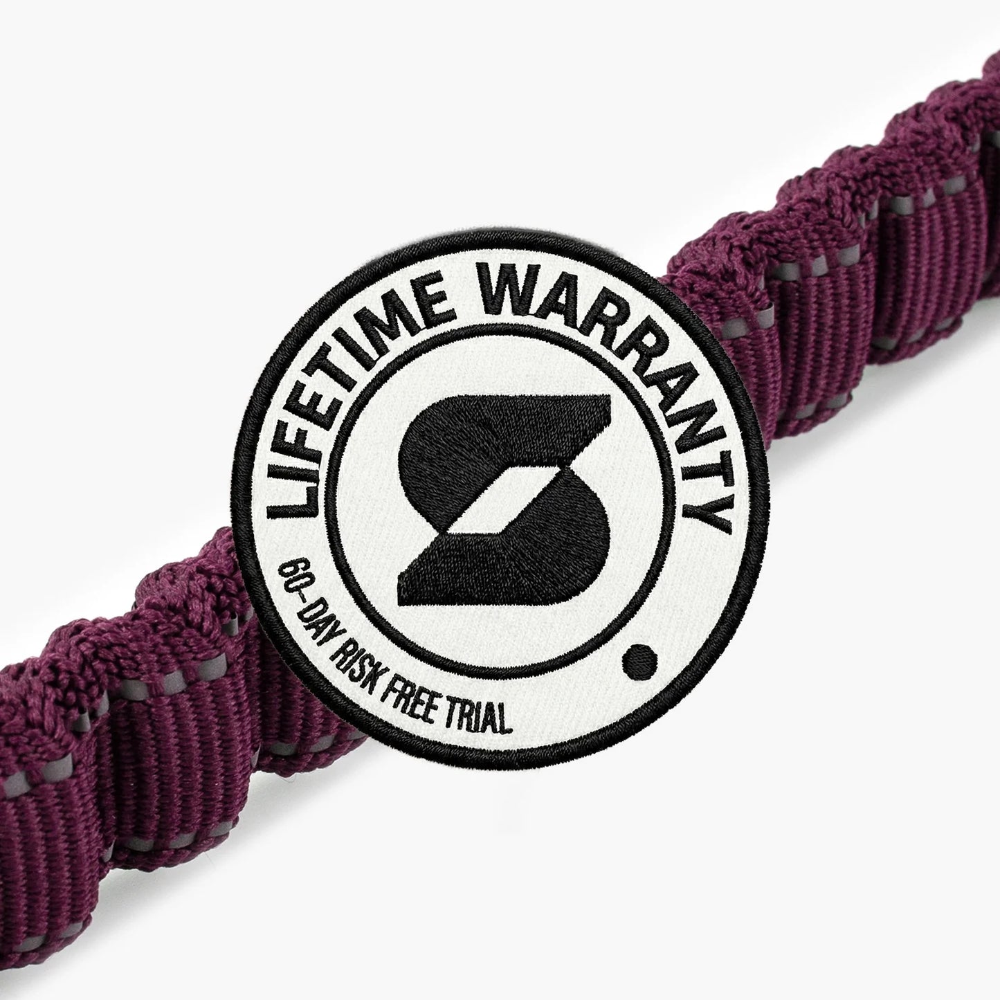 Bungee Dog Leash - Burgundy