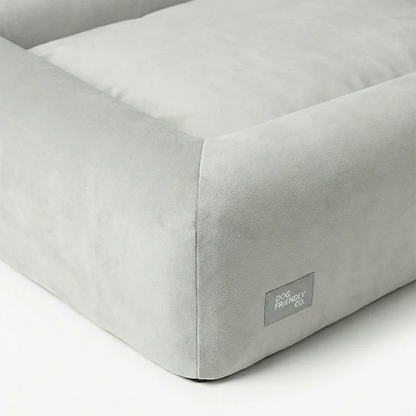 Premium Orthopedic Memory Foam Dog Bed - Grey