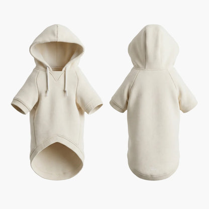 Winter Dog Hoodies - Beige